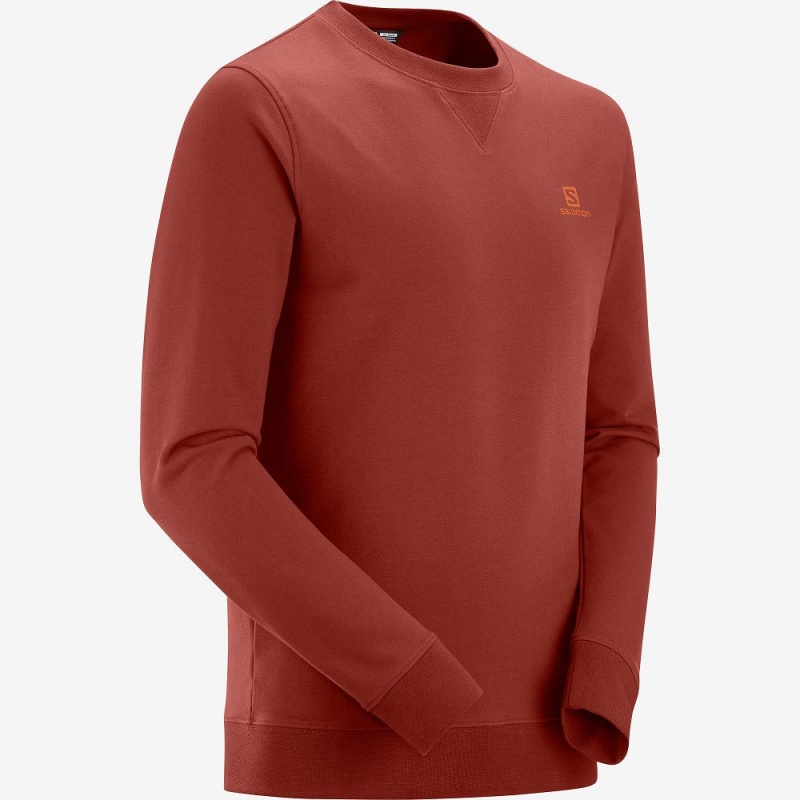 Salomon Shift Crewneck M Pullover Herren Rot | 94287-SCHO