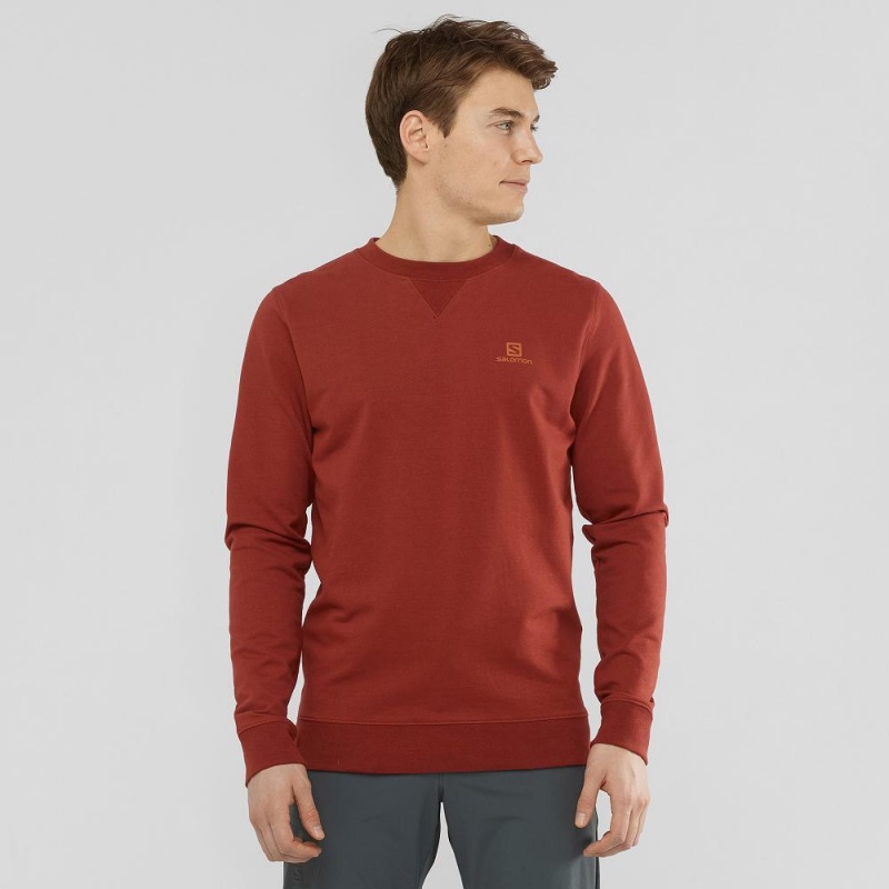 Salomon Shift Crewneck M Pullover Herren Rot | 94287-SCHO