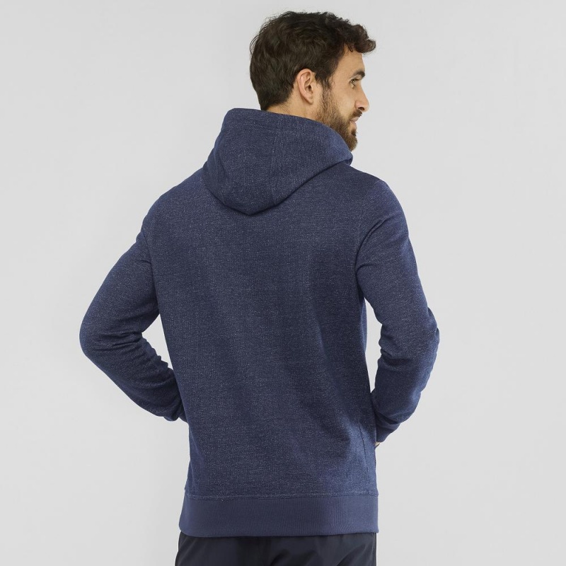 Salomon Shift Hoodie M Hoodie Herren Navy | 48619-BSQY