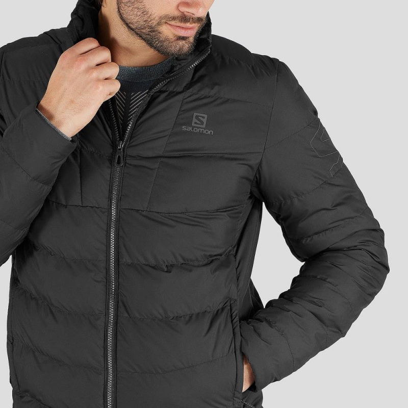 Salomon Sight Storm Jacket M Jacke Herren Schwarz | 41352-MHIZ