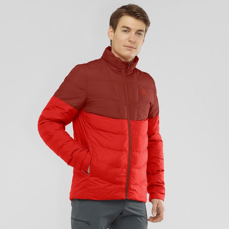 Salomon Sight Storm Jacket M Jacke Herren Rot | 86710-MCDJ