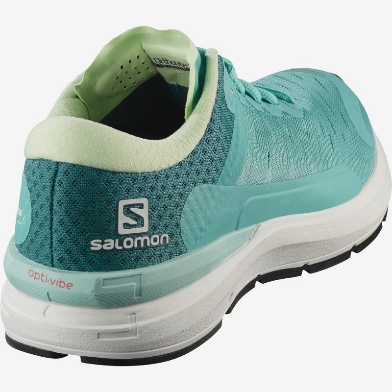 Salomon Sonic 3 Confidence W Trailrunning Schuhe Damen Grün | 27453-YNOG