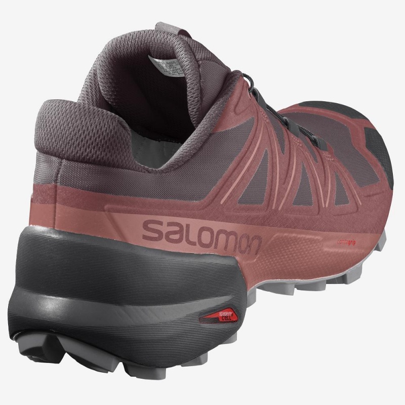 Salomon Speedcross 5 Trailrunning Schuhe Damen Rot | 38670-XPYA