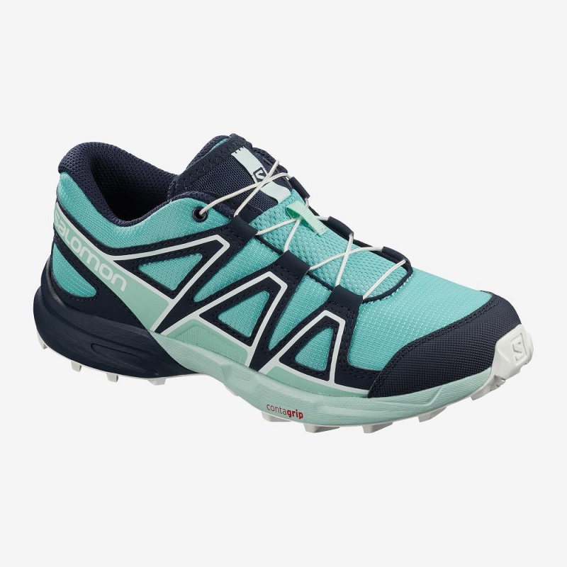 Salomon Speedcross Trailrunning Schuhe Kinder Grün | 83649-UQTS