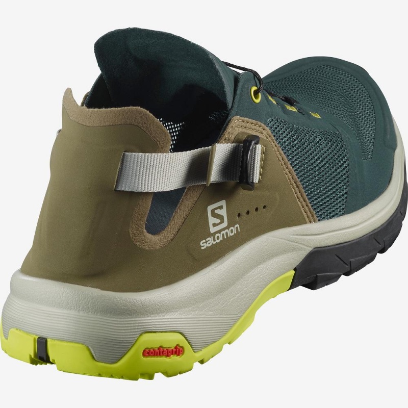 Salomon Tech Amphib 4 Pantoletten Herren Grün | 86120-EPVM