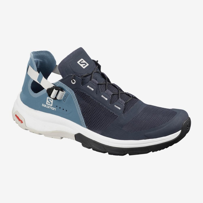 Salomon Tech Amphib 4 Pantoletten Herren Navy | 13827-FVAU