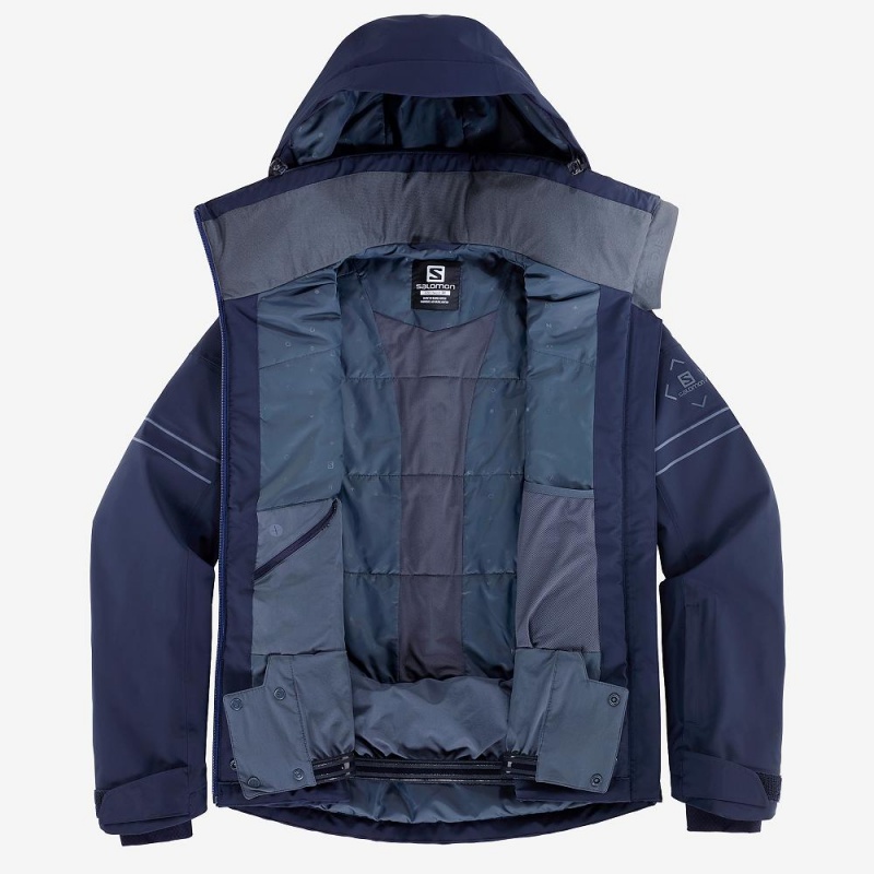 Salomon The Brilliant Jacket W Skijacken Damen Navy | 82564-WYRH