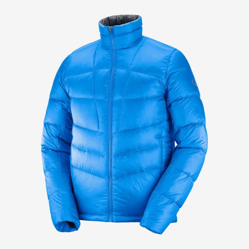 Salomon Transition Down Jacket M Jacke Herren Blau | 34175-KIZO