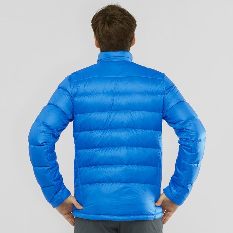 Salomon Transition Down Jacket M Jacke Herren Blau | 34175-KIZO