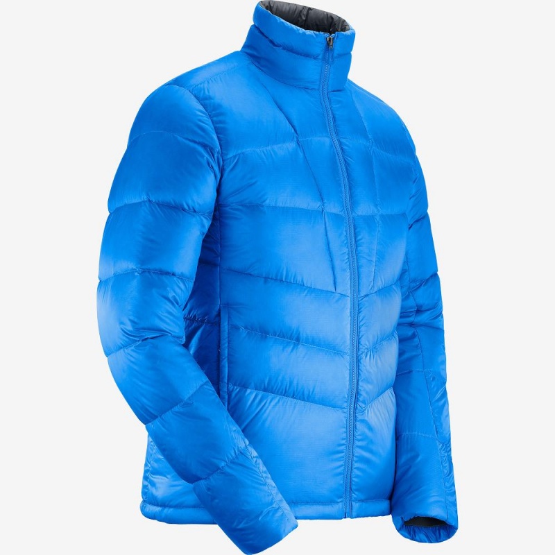 Salomon Transition Down Jacket M Jacke Herren Blau | 34175-KIZO