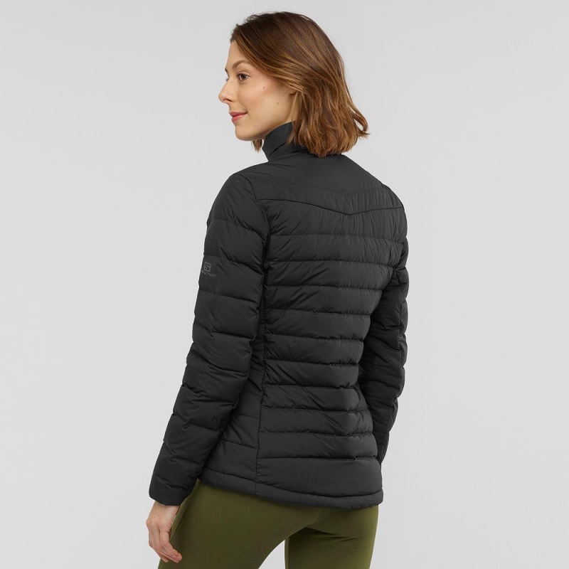 Salomon Transition Down Jacket W Jacke Damen Schwarz | 28390-OCSP