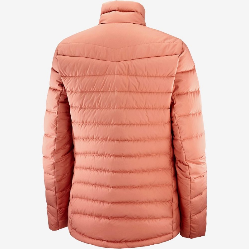 Salomon Transition Down Jacket W Jacke Damen Orange | 84527-PKOZ