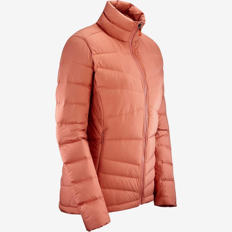 Salomon Transition Down Jacket W Jacke Damen Orange | 84527-PKOZ