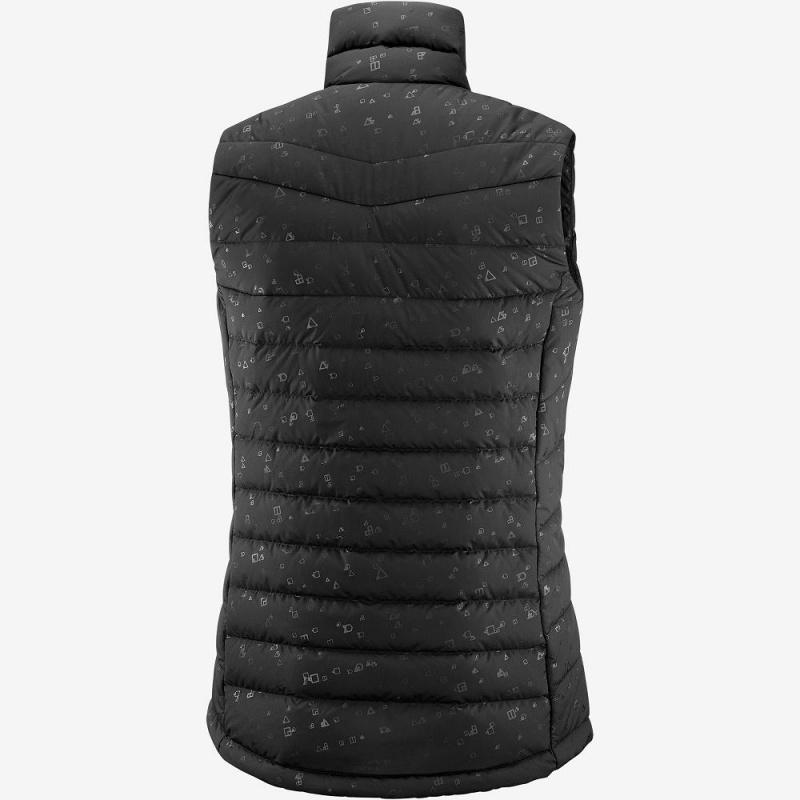 Salomon Transition Down Vest W Jacke Damen Schwarz | 71923-YJOL