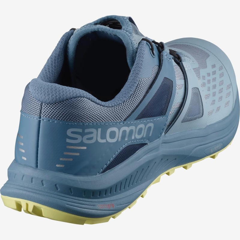 Salomon Ultra W Pro Trailrunning Schuhe Damen Blau | 50641-KBYZ