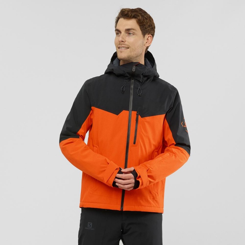 Salomon Untracked Skijacken Herren Orange | 82350-WGLX