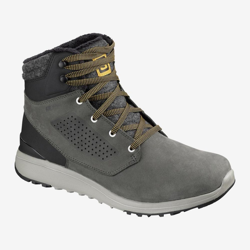 Salomon Utility Winter Climasalomon Wasserdichte Winterstiefel Herren Gray | 59384-ZDOQ