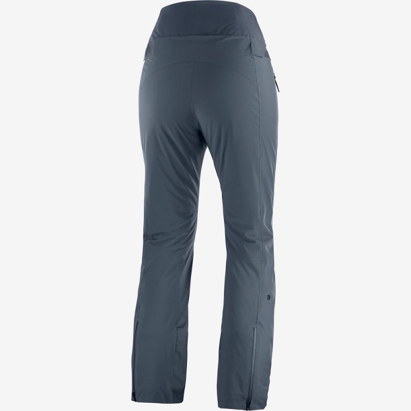 Salomon Warm Ambition W Hose Damen Gray | 40631-OYKQ