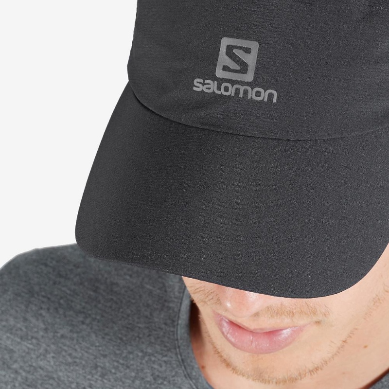 Salomon Wasserdichte Cap Kappen Herren Schwarz | 65937-DBZF