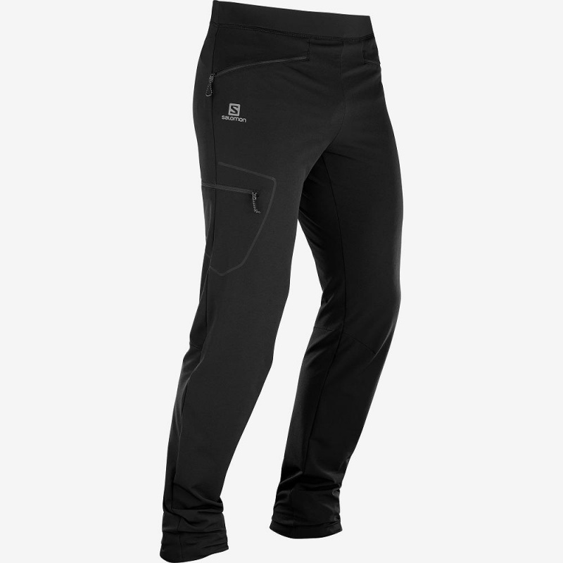 Salomon Wayfarer As Tapered M Hose Herren Schwarz | 69370-ZKTW