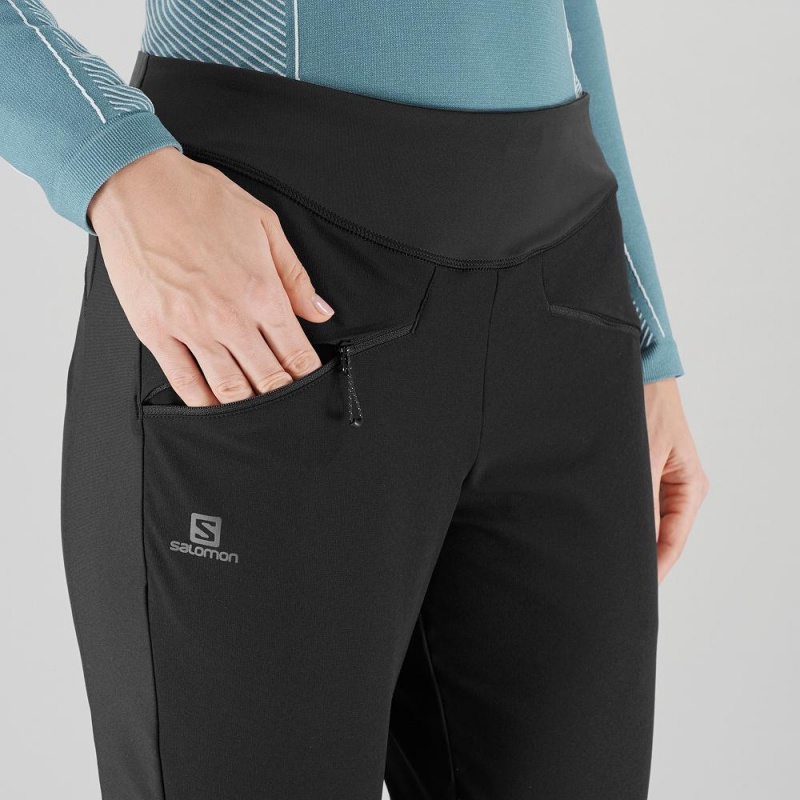 Salomon Wayfarer As Tight W Strumpfhose Damen Schwarz | 64795-RVPL