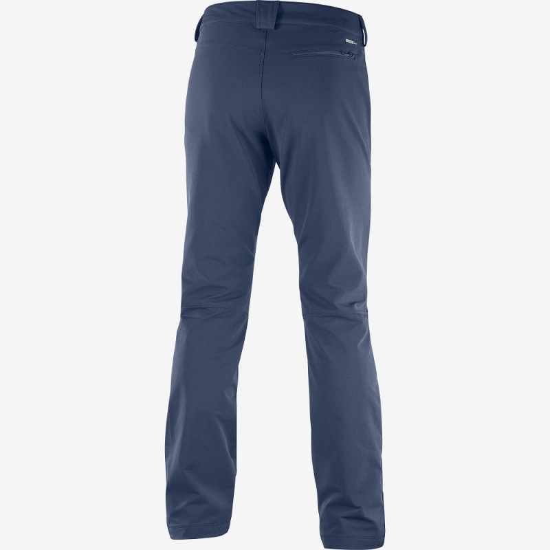 Salomon Wayfarer Warm Gerade Hose Herren Navy | 78029-SFJP