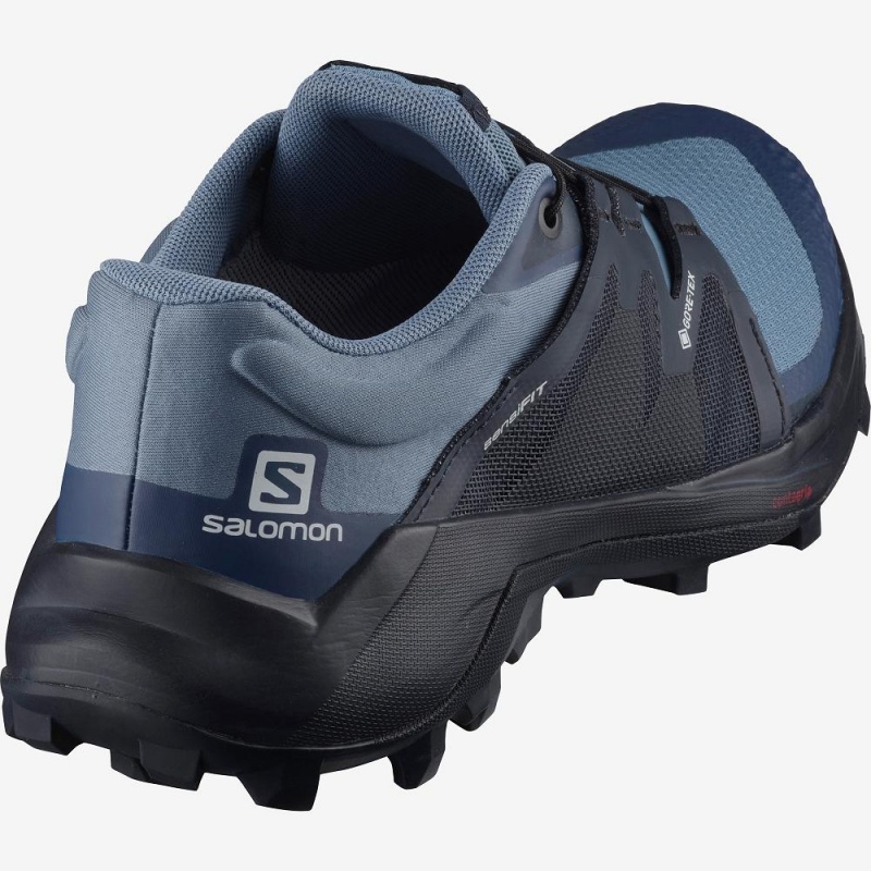 Salomon Wildcross Gtx Trailrunning Schuhe Damen Blau | 07945-MCXJ