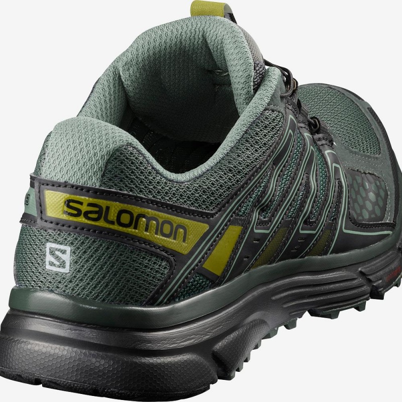 Salomon X-Mission 3 Trailrunning Schuhe Herren Grün | 73420-PIJG