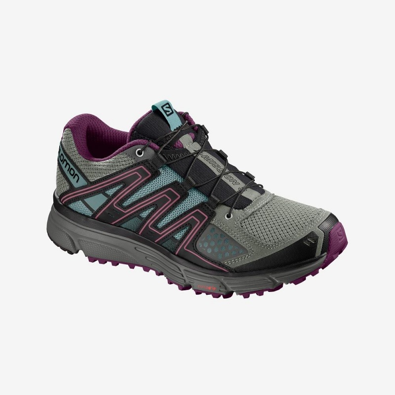 Salomon X-Mission 3 W Trailrunning Schuhe Damen Lila | 16752-DZKX