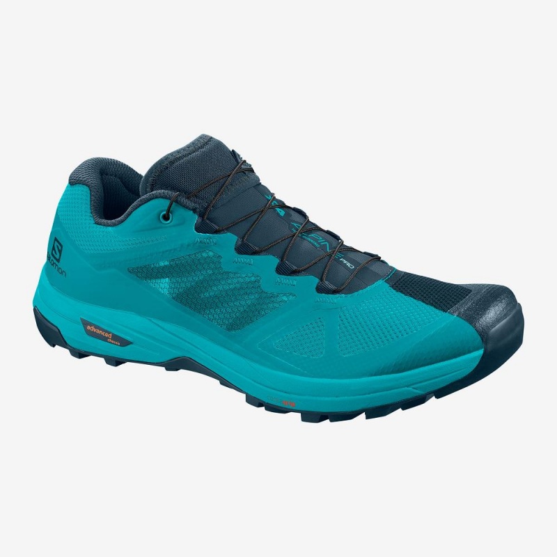 Salomon X Alpine W Pro Trailrunning Schuhe Damen Blau | 89612-WSCK