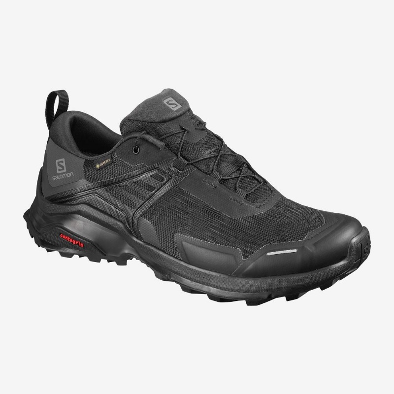 Salomon X Raise Gore-Tex Trekking Herren Schwarz | 82940-YOTE