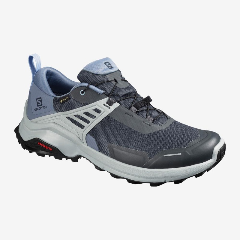 Salomon X Raise Gore-Tex Trekking Herren Blau | 20938-XVAB