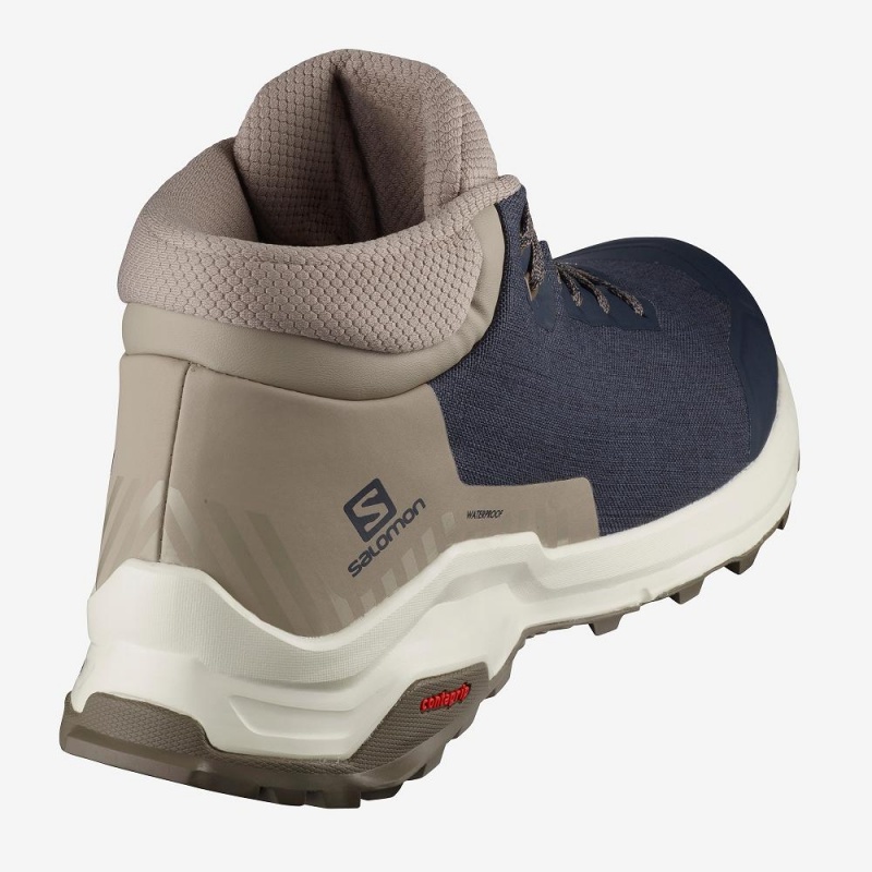 Salomon X Reveal Chukka Climasalomon Wasserdichte Winterstiefel Herren Navy | 89657-CLNH