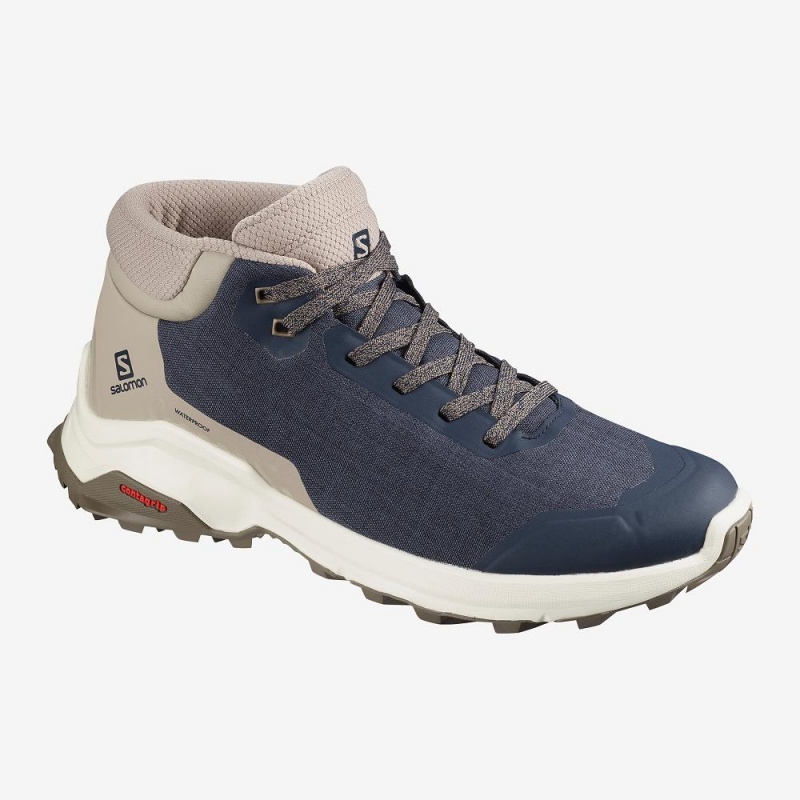 Salomon X Reveal Chukka Climasalomon Wasserdichte Winterstiefel Herren Navy | 89657-CLNH