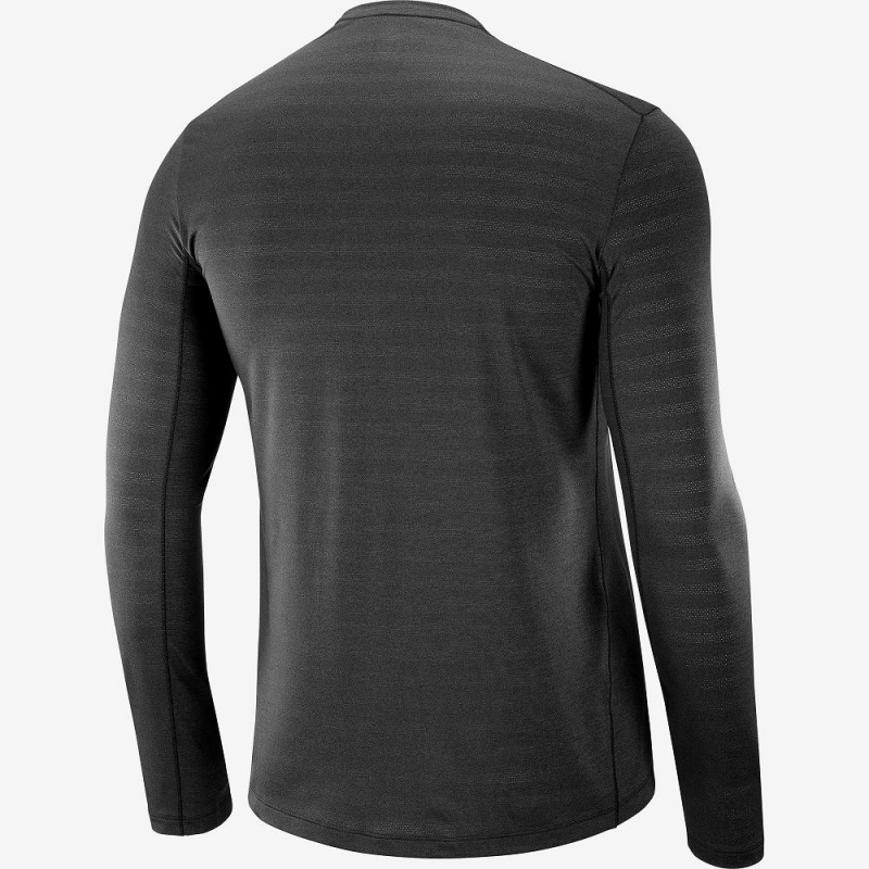 Salomon Xa Ls Tee M Oberteile Herren Schwarz | 31750-MHQA