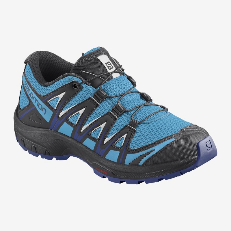 Salomon Xa Pro 3D J Trailrunning Schuhe Kinder Blau | 70918-KOAS