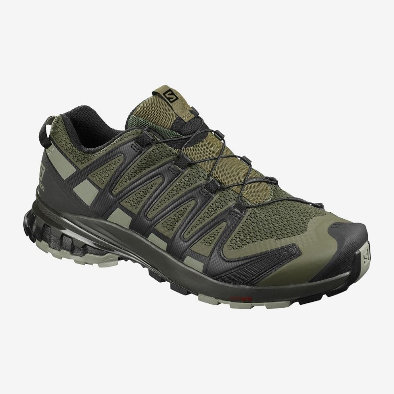 Salomon Xa Pro 3D V8 Weite Trailrunning Schuhe Herren Grün | 45830-LBYG