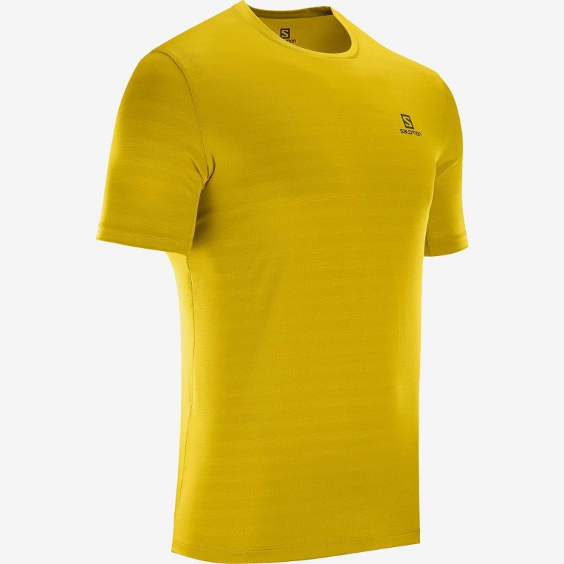 Salomon Xa Tee M Oberteile Herren Gelb | 30417-FHAX