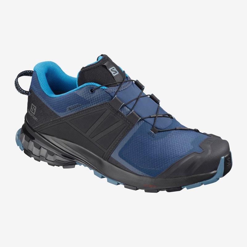 Salomon Xa Wild Gore-Tex Trailrunning Schuhe Herren Blau | 68540-OZKV